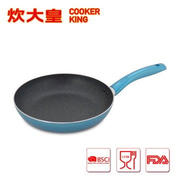 2015 Aluminium stone fry pan/marble coating fry pan