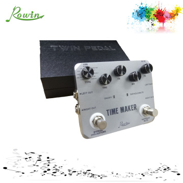 11 types delay guitar effect pedal LTD-02 classical guitar Pedal