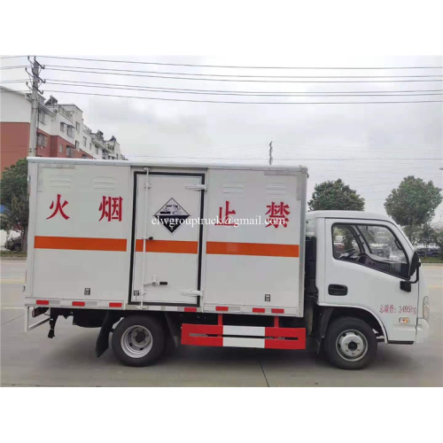 4x2 delivery Cargo Van Truck for dangerous goods