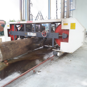 MJ3709A 35" horizontal mobile sawmill saw blade machine