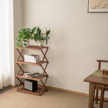 Bamboo Folding Storage Rack