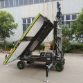 The portable solar light tower for sports field