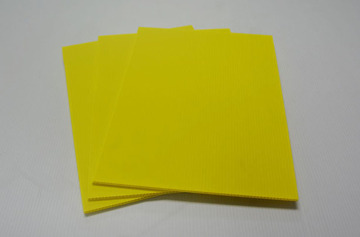 Yellow hollow board