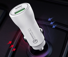 60W Power Adapter IPhone Car Charger