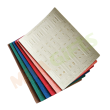 Custom Color Soft Leather Tab Divider Stickers for Journal & Planner Books