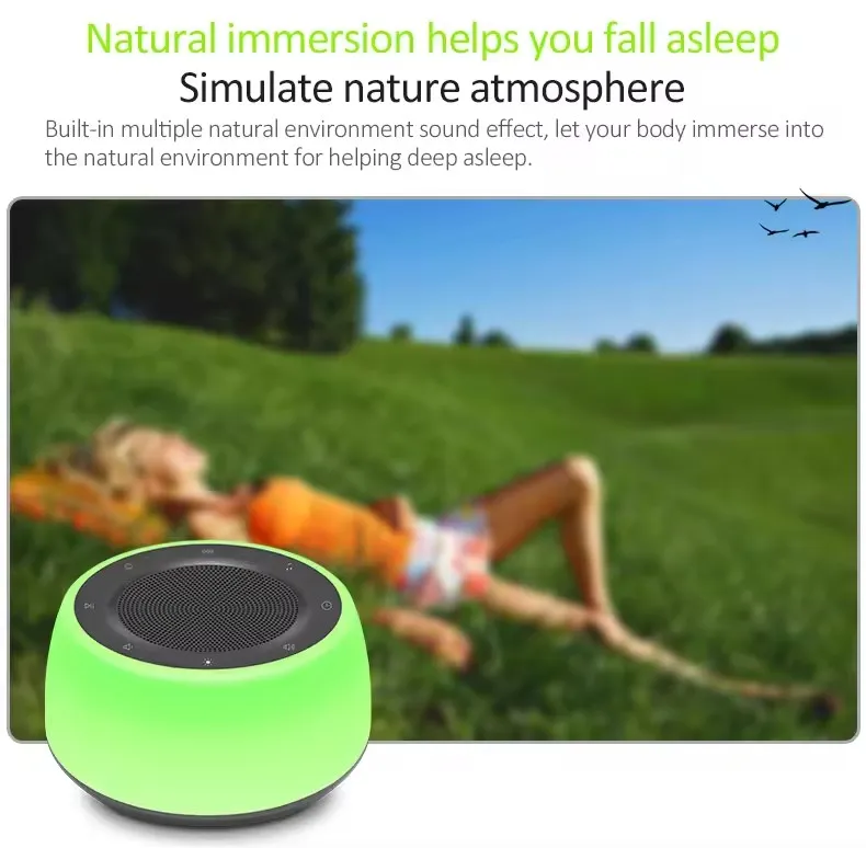 Noise Sleep Monitor, Built-in Music, Timed Night Light, Noise Machine
