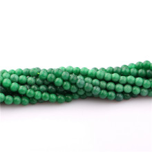 HSQ 2018 wholesale high quality green jade Malaysia dyed jade bead