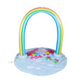 Opblaasbare regenboogboog splash pad zwemmen wadende pool