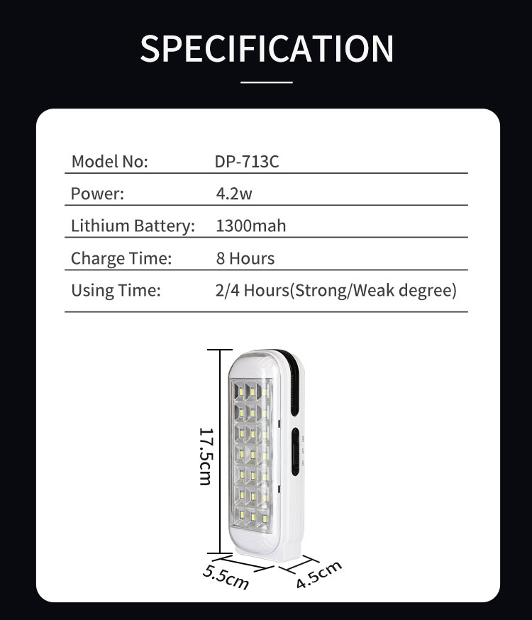 Portable LED Rechargeable Emergency Camping Light with Handle-713C-detail-8 Portable LED Rechargeable Emergency Camping Light with Handle-713C-detail-8