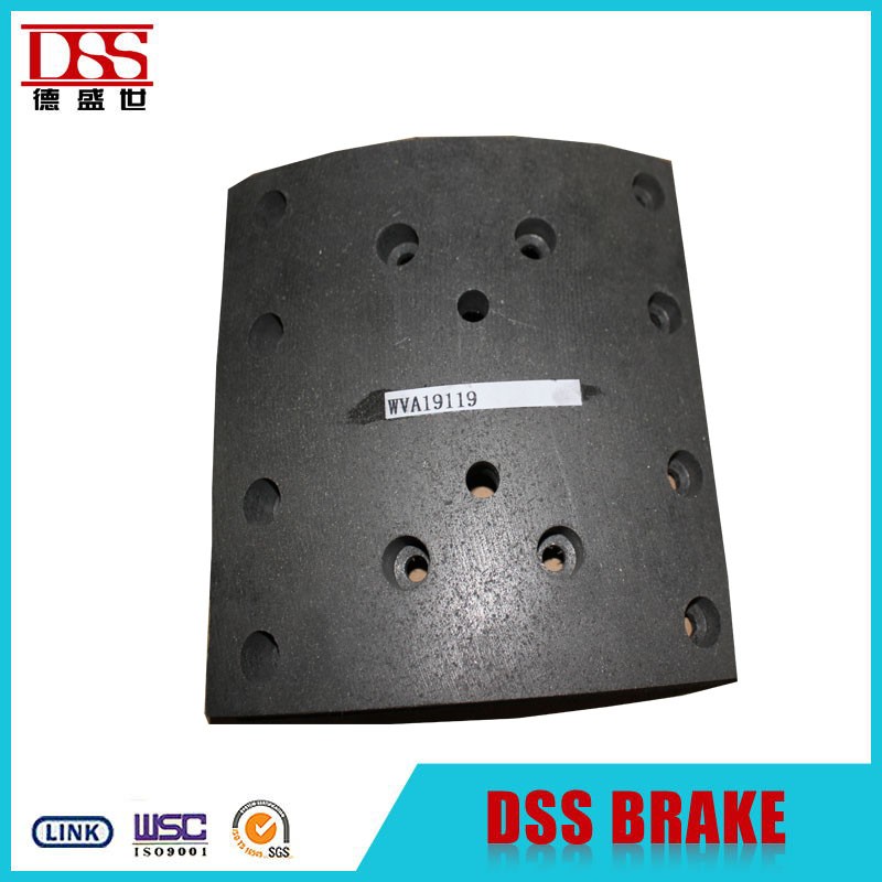 WVA19119 truck brake lining High quality Brake Lining Material Brake Roll with low price