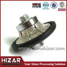 vacuum brazed diamond router bits for granite, profile bit for marble