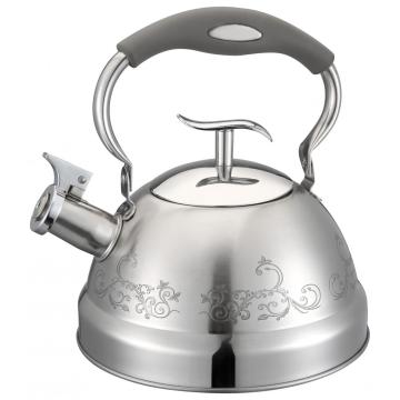 Flower Pattern Body Design Whistling Kettle