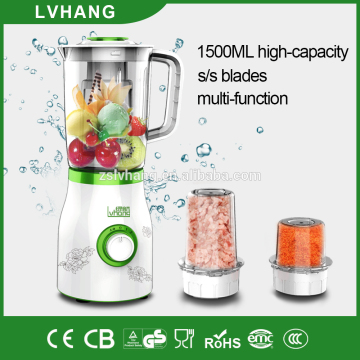 3 in 1 plastic jar luxurious powerful electric blender