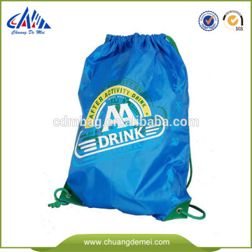 waterproof coating drawstring nylon shoe bag