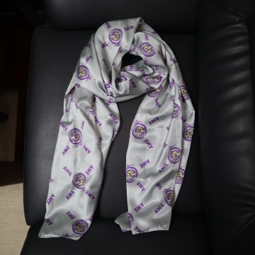 Custom Sorority Silk Scarf with Greek Letters