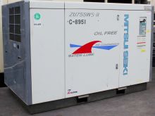 Used Water Lube Mitsui Seiki Oil Free Screw Air Compressor