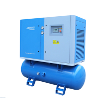 Horizontal Tank 500L Lubricated Rotary Air Compressor