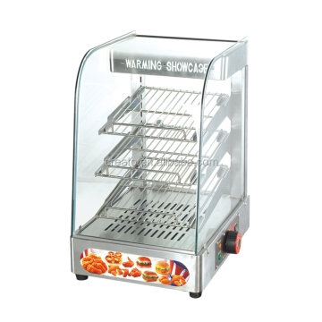 Curved Glass Display: Advanced Food Warming Showcase Solutions