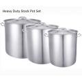 Tugas Berat Stainless Steel Steel Pot dengan Cover