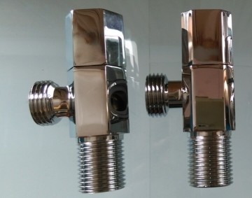 Brass Chrome eight Angle Radiator Valve For Toilet Accessories