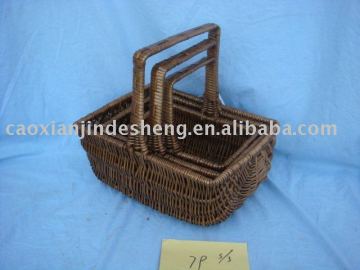 sell willow basket with handle