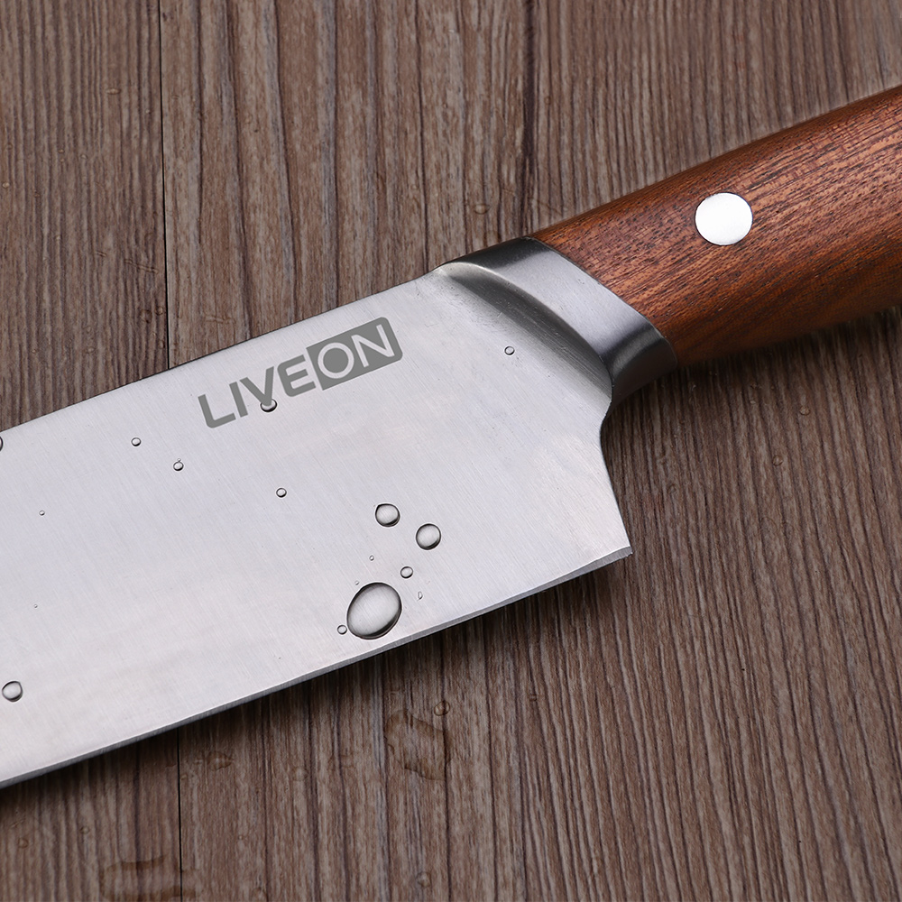 7-дюймовый нож из нержавеющей стали Santoku