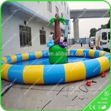 PVC Tarpaulin Light Blue Inflatable Swimming Pools