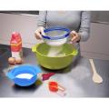 10PCS Färgstarkt Stackable Plastic Mixing Bowl Set