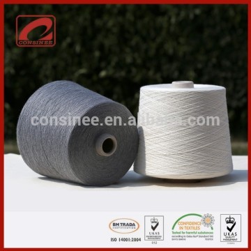 Machine knitting cotton cashmere blend yarn for clothing