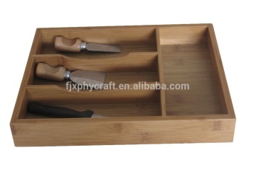 Bamboo Flatware Cutlery Drawer Dividers