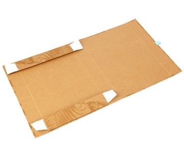 Flat magnetic cardboard paper box