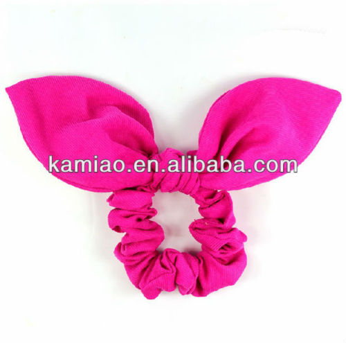 hot selling fancy bunny ear wholesale elastic cord hook hair ties