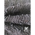 Tissu tricoté en crochet avec paillettes