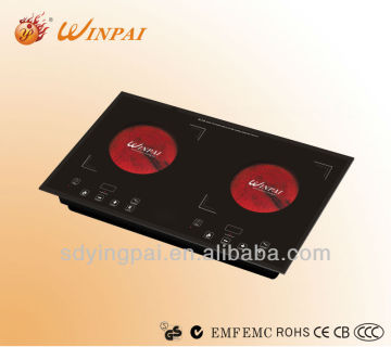 New 2016 double gas stove infrared induction cooker