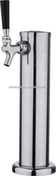 single hole tower, Column draft beer tower,stainless steel beer tower