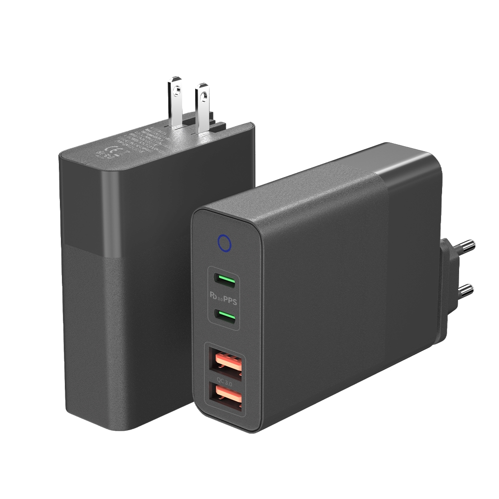 Gan 4 منافذ 150W USB C PD شاحن سريع