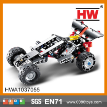 DIY Kids assembling car toys to kids