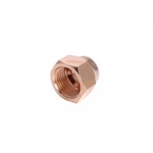 Brass fitting cap nut