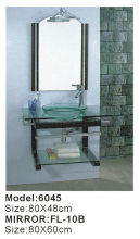 glass basins with glass cabinets for 6045