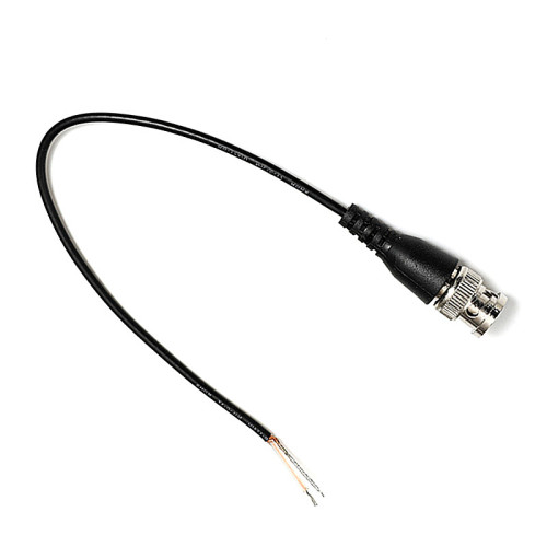 Cabo coaxial do conector masculino do BNC de 20 cm com trança