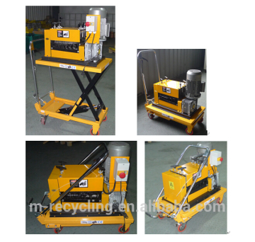 MSY-50DC scrap wire peeling machines waste wire stripping machine/cable stripper machine