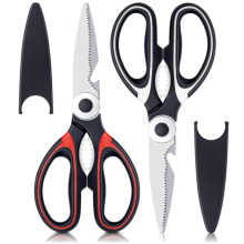 Heavy Duty Multifunctional Kitchen Scissors - Dishwasher Safe Poultry and Meat Scissors