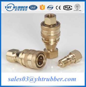 rubber oil hose quick fitting with sleeves
