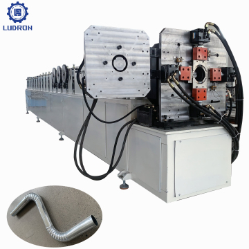 Aluminum Steel Rainwater Downspout Deck Drain Downspout Roll Forming Machine