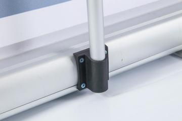 Customized polyester roll screen retractable banner stand