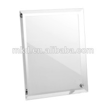 Meikeda 8" Square sublimation crystal frames with Chamfer Angle