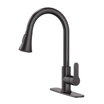 Good Black Flexible Kitchen Faucet High Quality