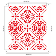 AK Wholesale Cake Decorating Plastic Stencils for Cookies and Cake Decorations