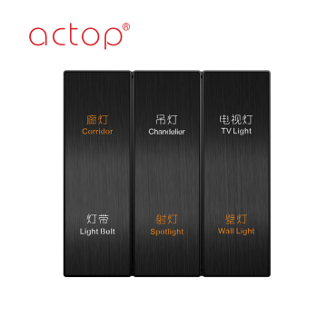 Actop stainless steel touch switch key switch
