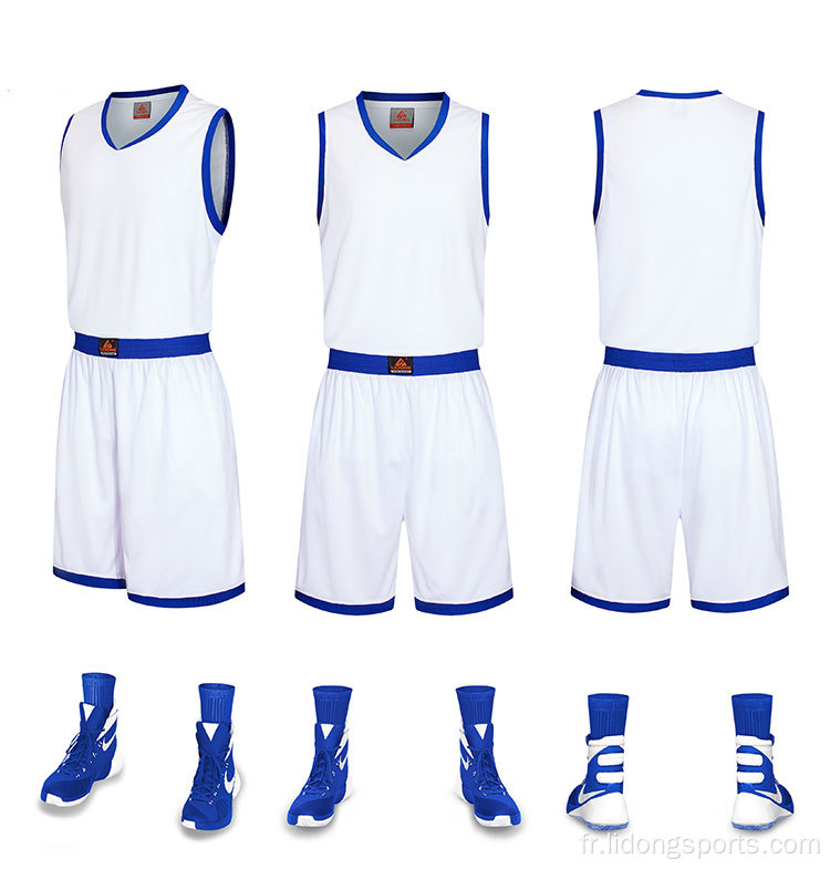 Uniforme de basket-ball multicolores pour hommes Jersey sur mesure